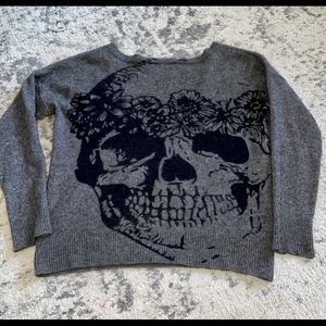 Skull Cashmere Sweater Small